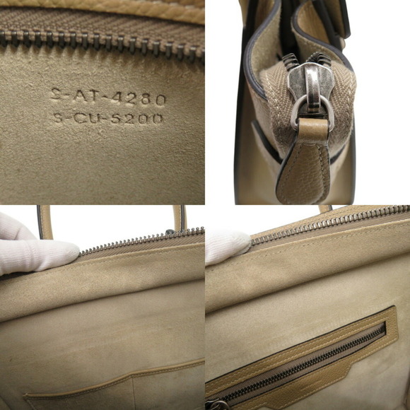 CELINE Beige Leather 2C Bag - Picture 10 of 11
